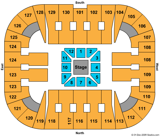 EagleBank Arena Blue Collar Comedy Seating Chart